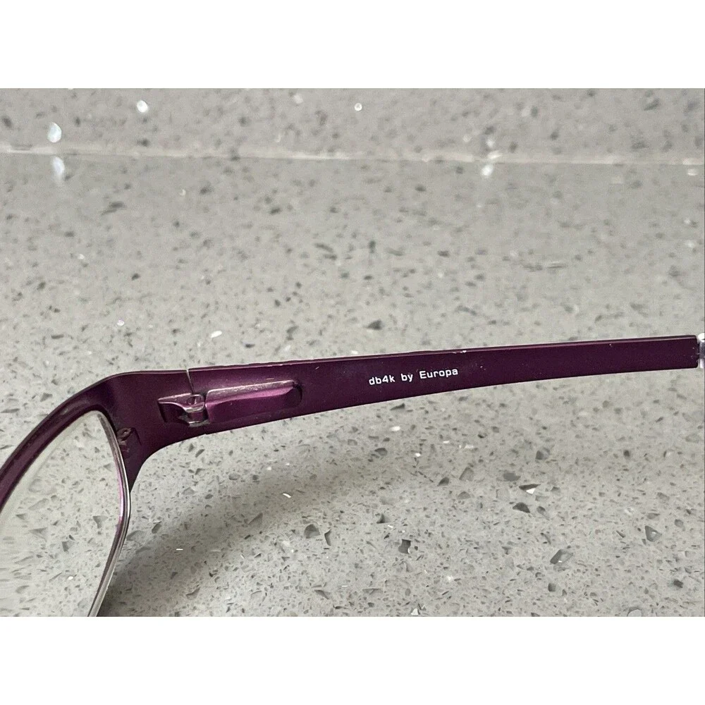 DB4K By Europa Kids Eyeglasses Frames ONLY 45-14-125 Flutter Col. 03 purple